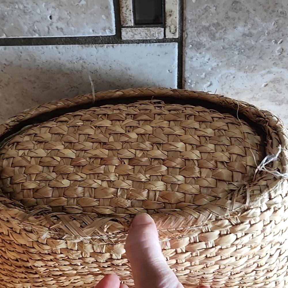 Handcrafted Oversized Straw Tote with Colorful Embroidery - Picture 12 of 16